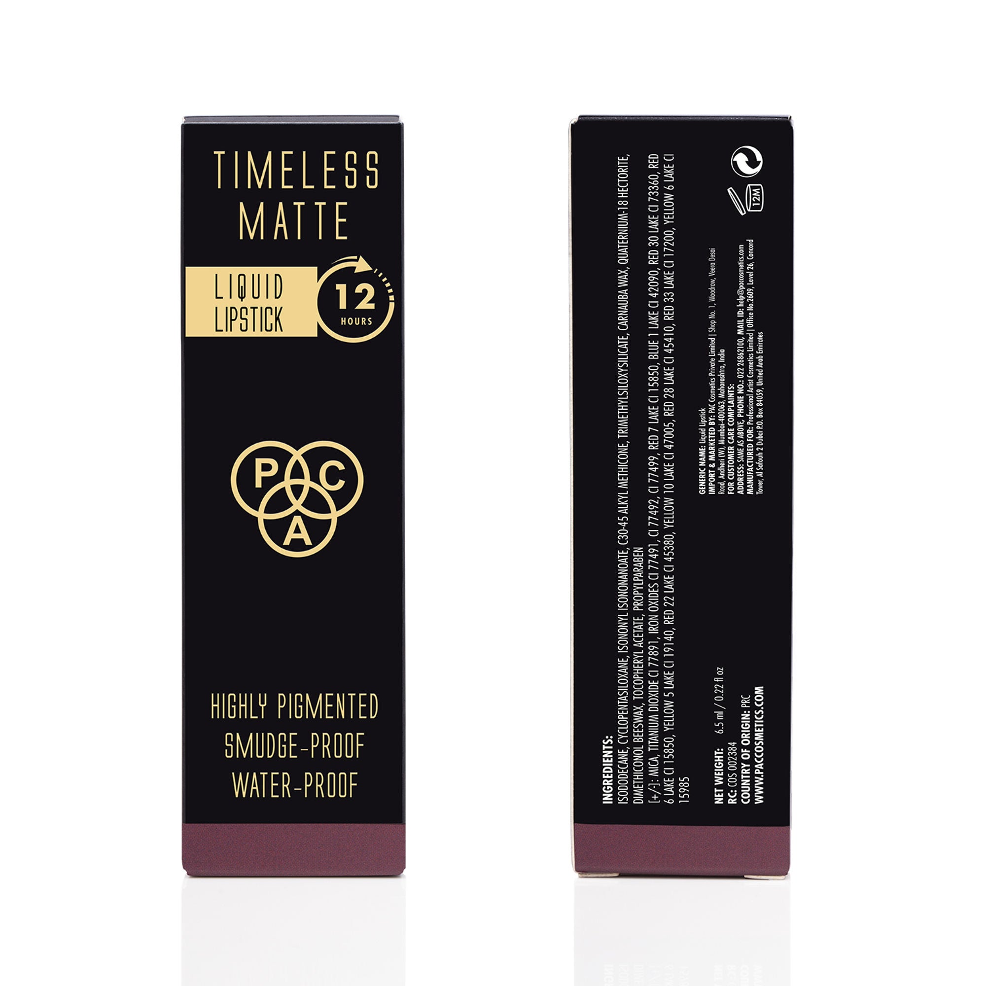 PAC Studio Timeless Matte Liquid Lipstick - Flirtini - Distacart