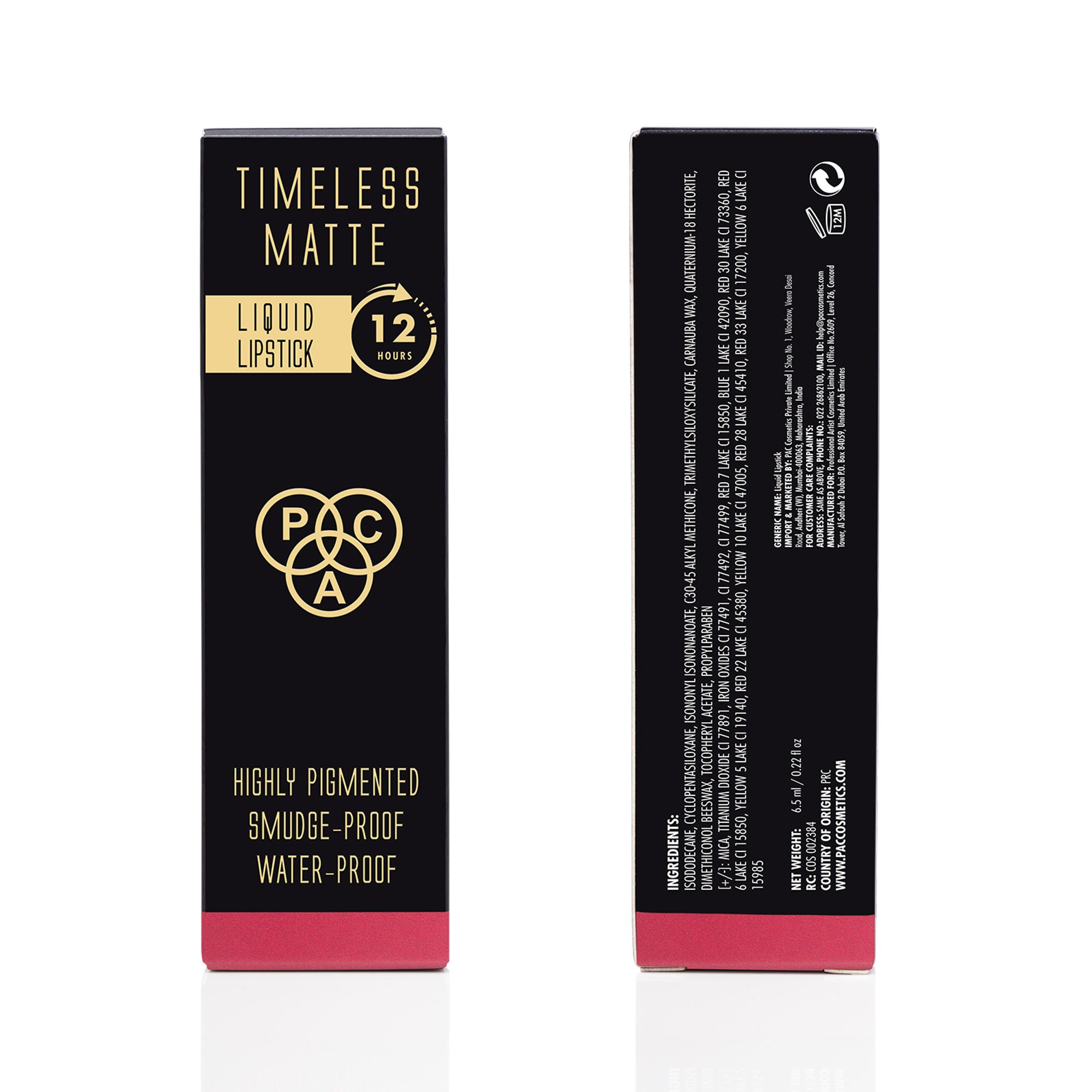 PAC Studio Timeless Matte Liquid Lipstick - Miss Chief - Distacart