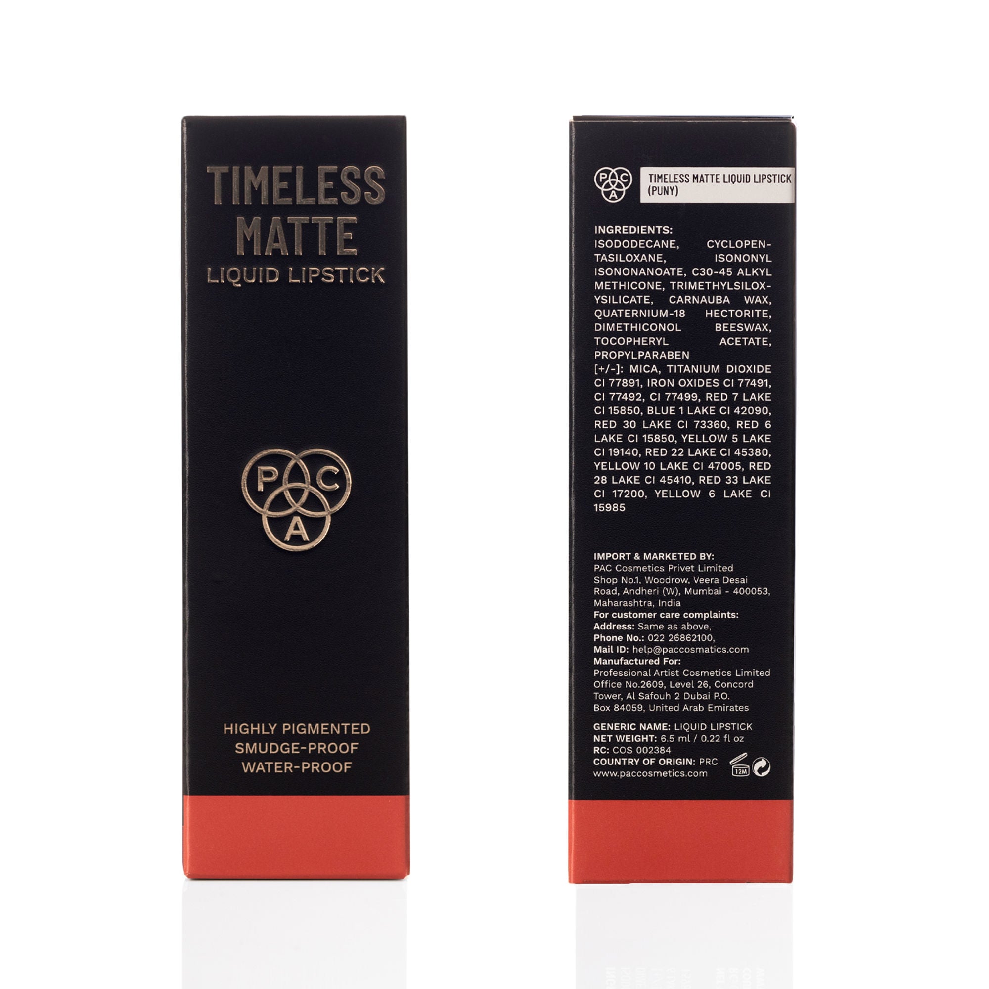 PAC Studio Timeless Matte Liquid Lipstick - Puny - Distacart
