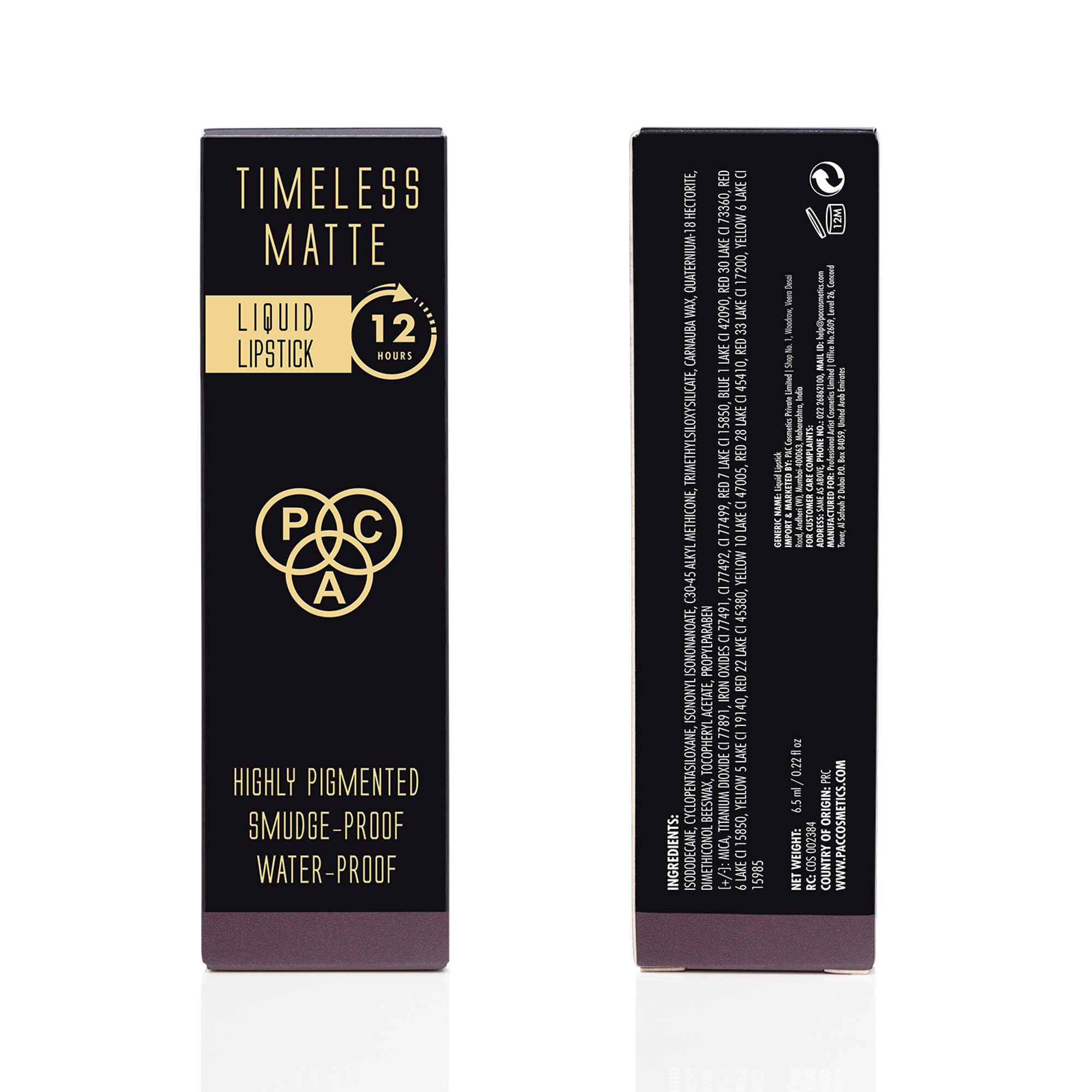 PAC Studio Timeless Matte Liquid Lipstick - The Grind - Distacart