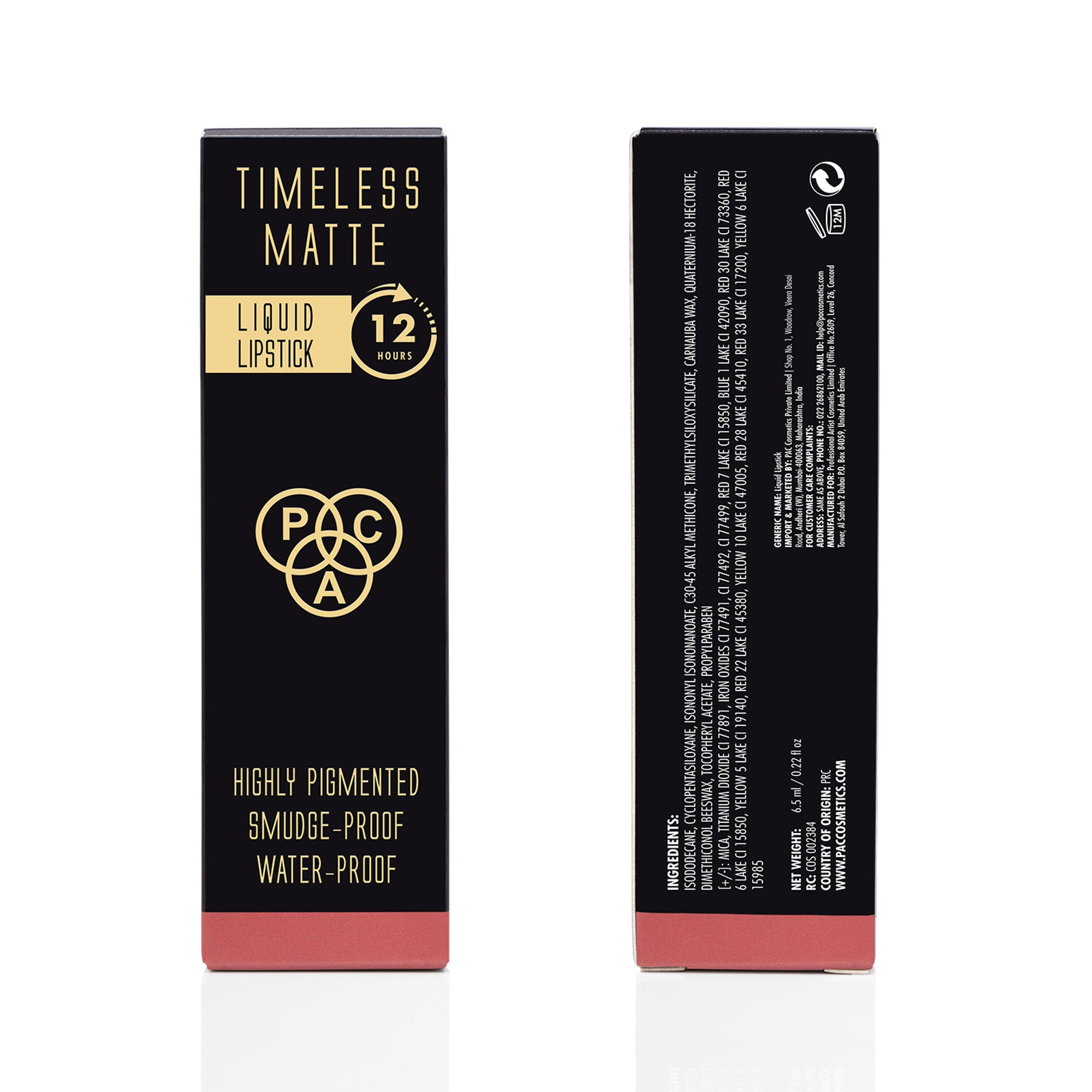 PAC Studio Timeless Matte Liquid Lipstick - Wild Pink - Distacart