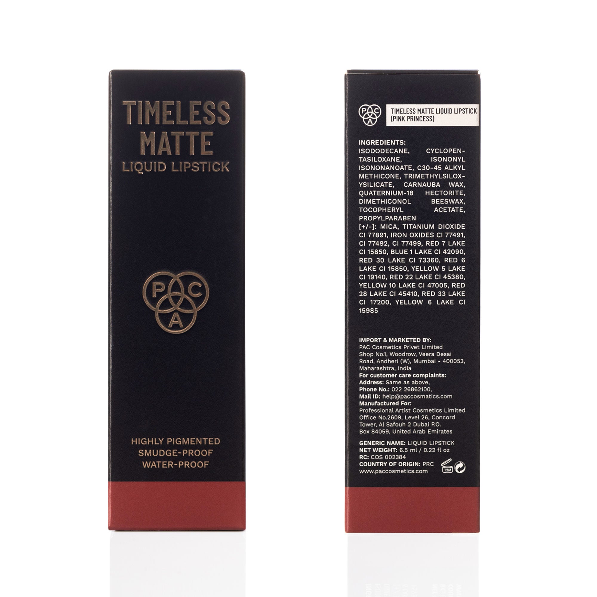 PAC Studio Timeless Matte Liquid Lipstick - Pink Princess - Distacart