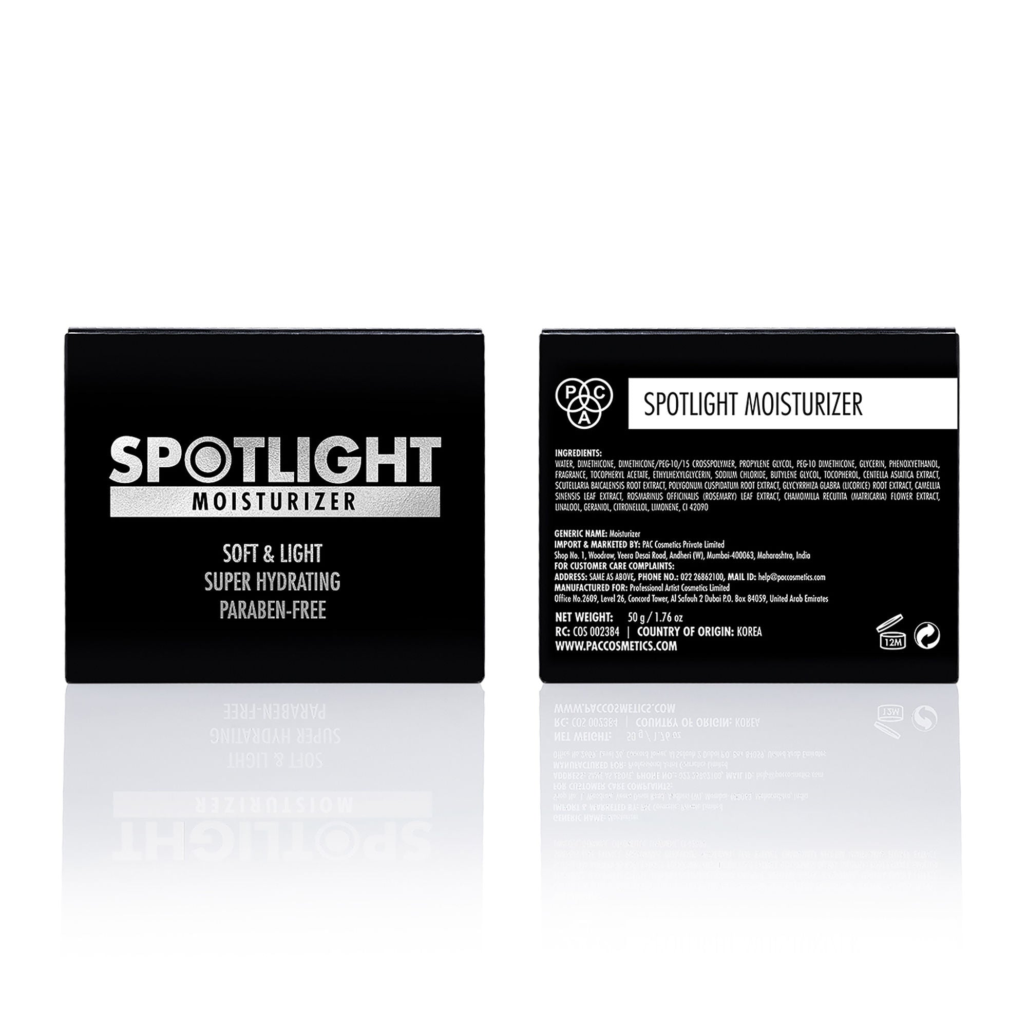 PAC Studio Spotlight Moisturizer - Quick Absorbing Formula, Keeps Skin Hydrated, Dewy & Plump All Day