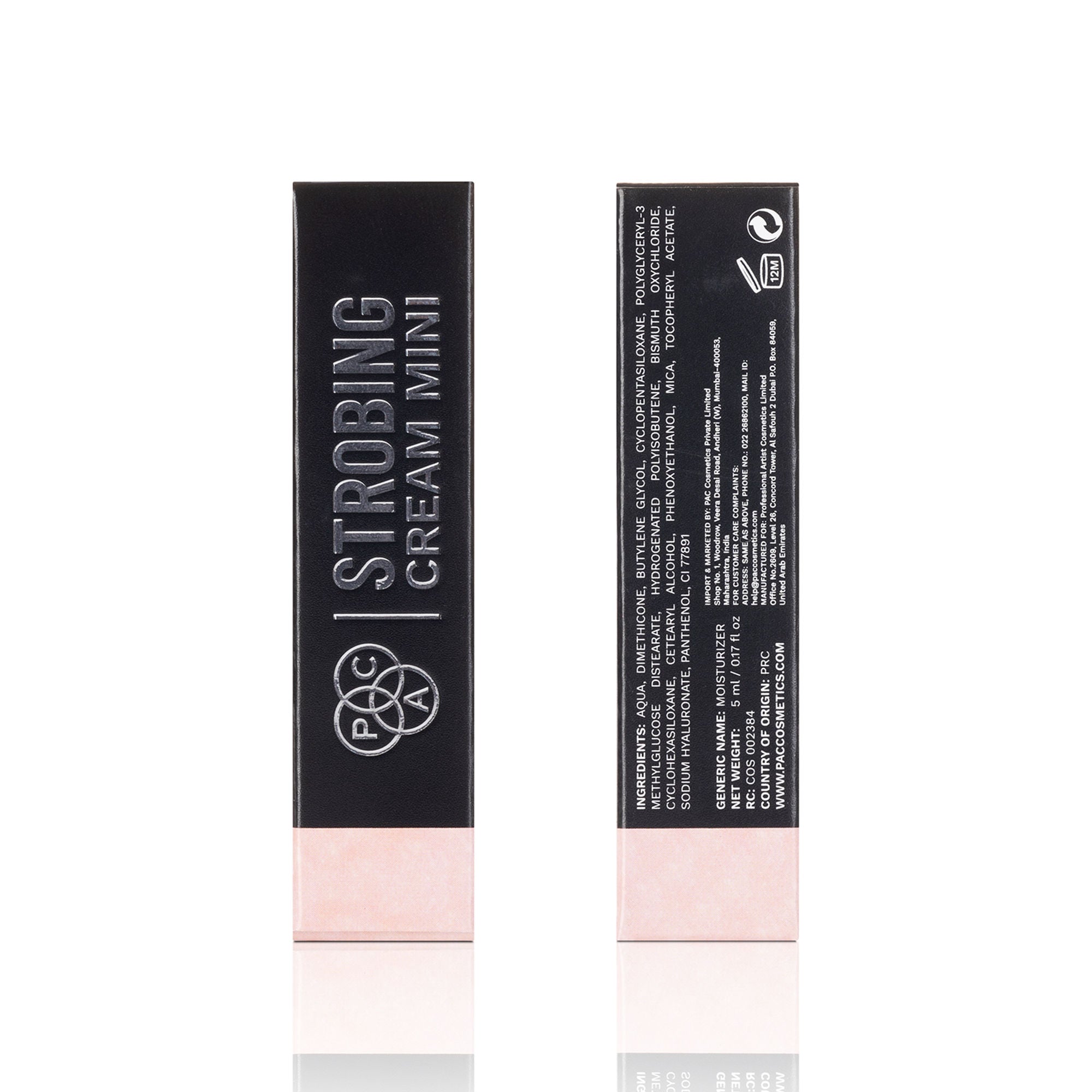 PAC Studio Strobing Cream Mini - Peach - Distacart