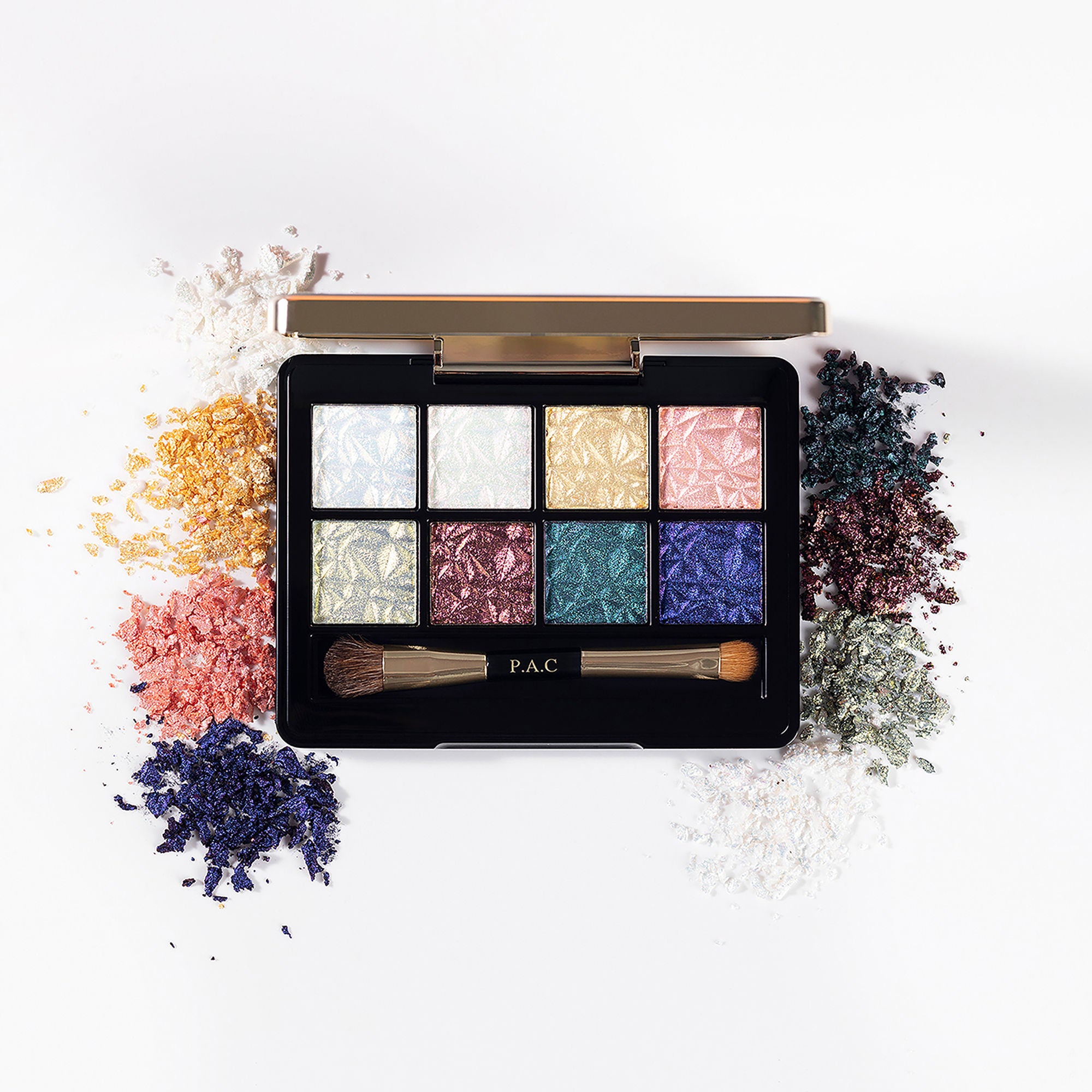 PAC Studio Spotlight Duo Chrome Palette Season 1 - Intensely Pigmented, Buttery Smooth Multi Chrome Shades - Distacart