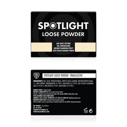 PAC Studio Spotlight Loose Powder - Transculent - Distacart
