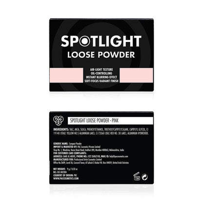 PAC Studio Spotlight Loose Powder - Pink - Distacart