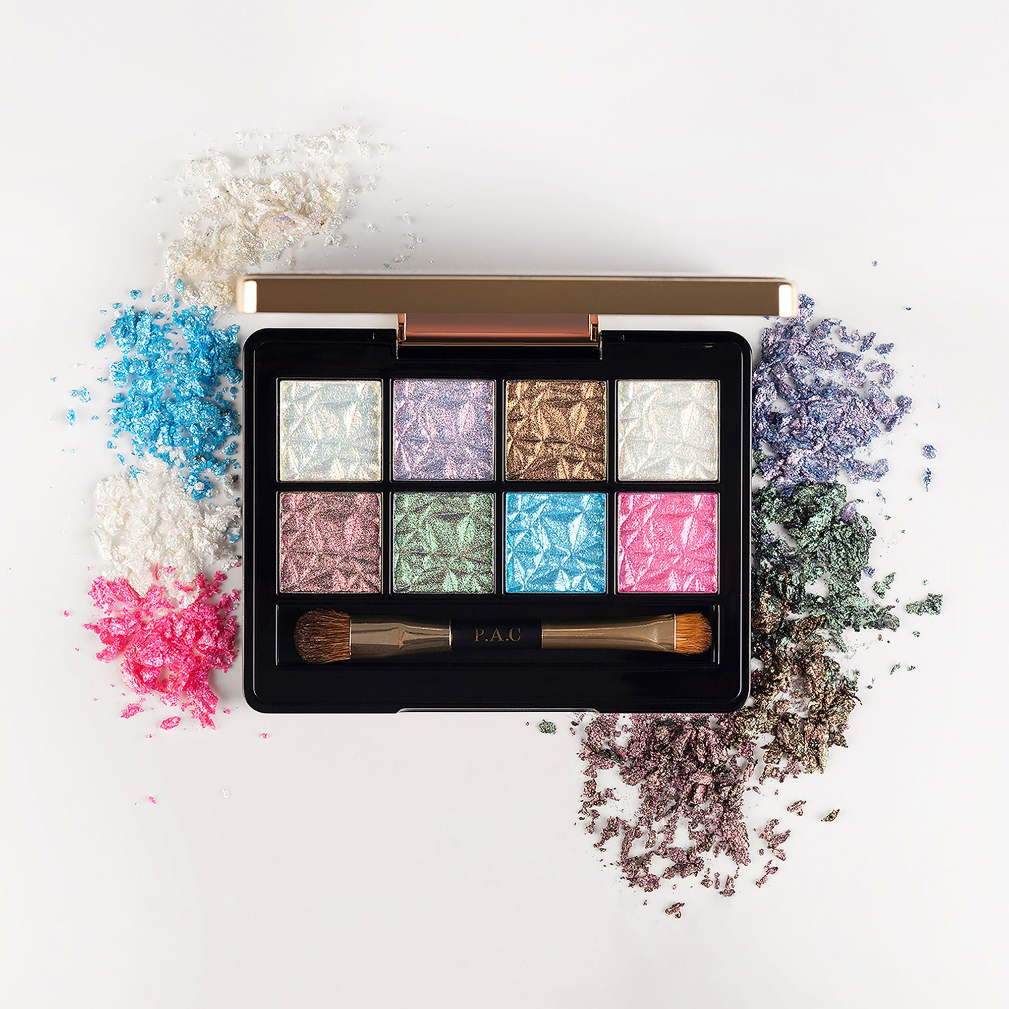 PAC Studio Spotlight Duo Chrome Palette Season 2 - Intensely Pigmented, Buttery Smooth Multi Chrome Shades