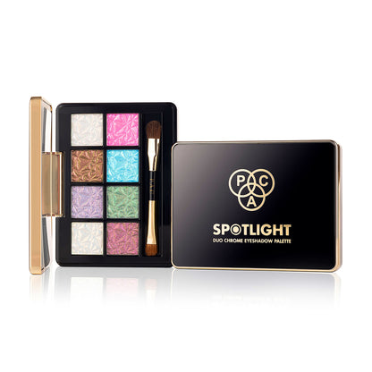PAC Studio Spotlight Duo Chrome Palette Season 2 - Intensely Pigmented, Buttery Smooth Multi Chrome Shades - Distacart