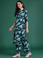 Thumbnail for Indo Era Floral Printed Kurta with Palazzos
