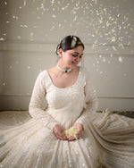 Thumbnail for Yash Enterprise Salwar Soul Women'S White Net With Heavy Embroidery Sequin Salwar Suit