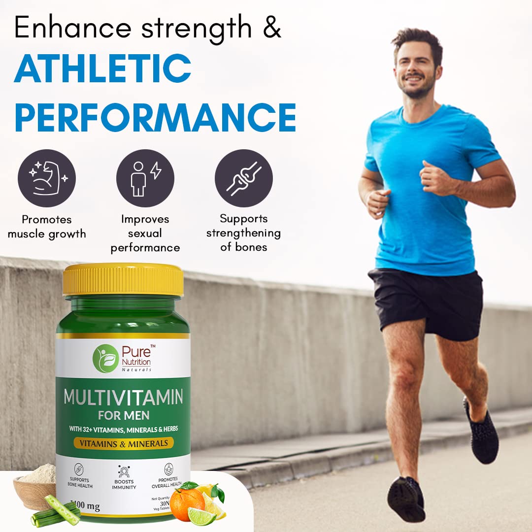 Pure Nutrition Multivitamin Tablets for Men - Distacart