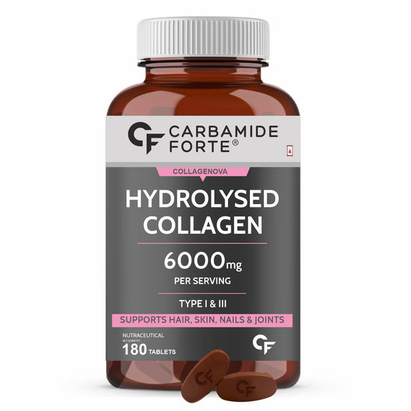 Carbamide Forte Hydrolyzed Collagen Peptides Tablets - Distacart