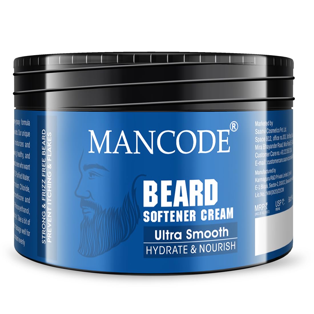 Mancode Beard Softener Cream - Distacart