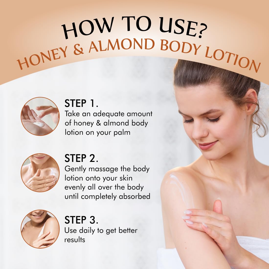 Nuerma Science Honey Almond Advanced Nourishing Body Lotion | Deep Hydrating Moisturizer - Distacart