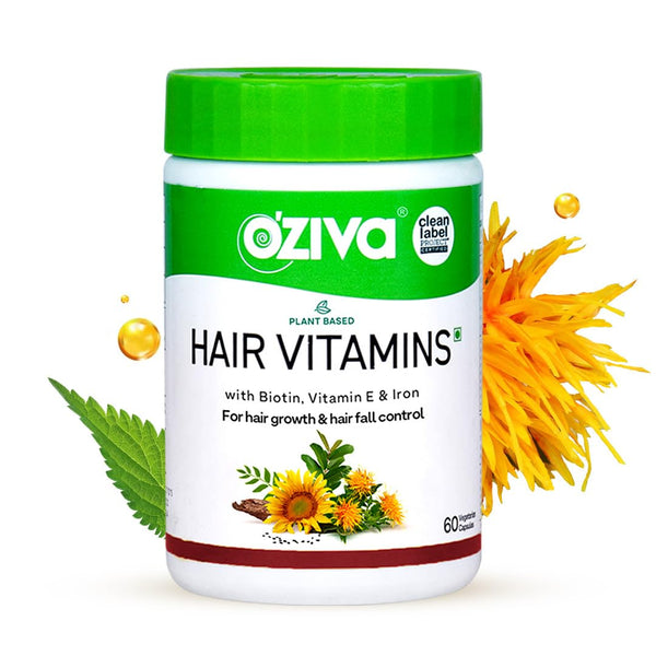 OZiva Hair Vitamins (With Dht Blocker & Omega 3) - Distacart