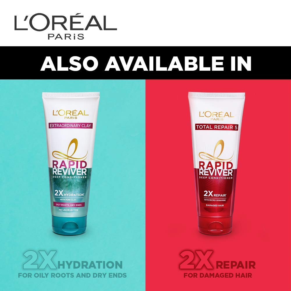 L'Oreal Paris Extraordinary Clay Rapid Reviver Deep Conditioner - Distacart