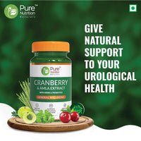 Thumbnail for Pure Nutrition Cranberry & Amla Extract Veg Capsules - Distacart
