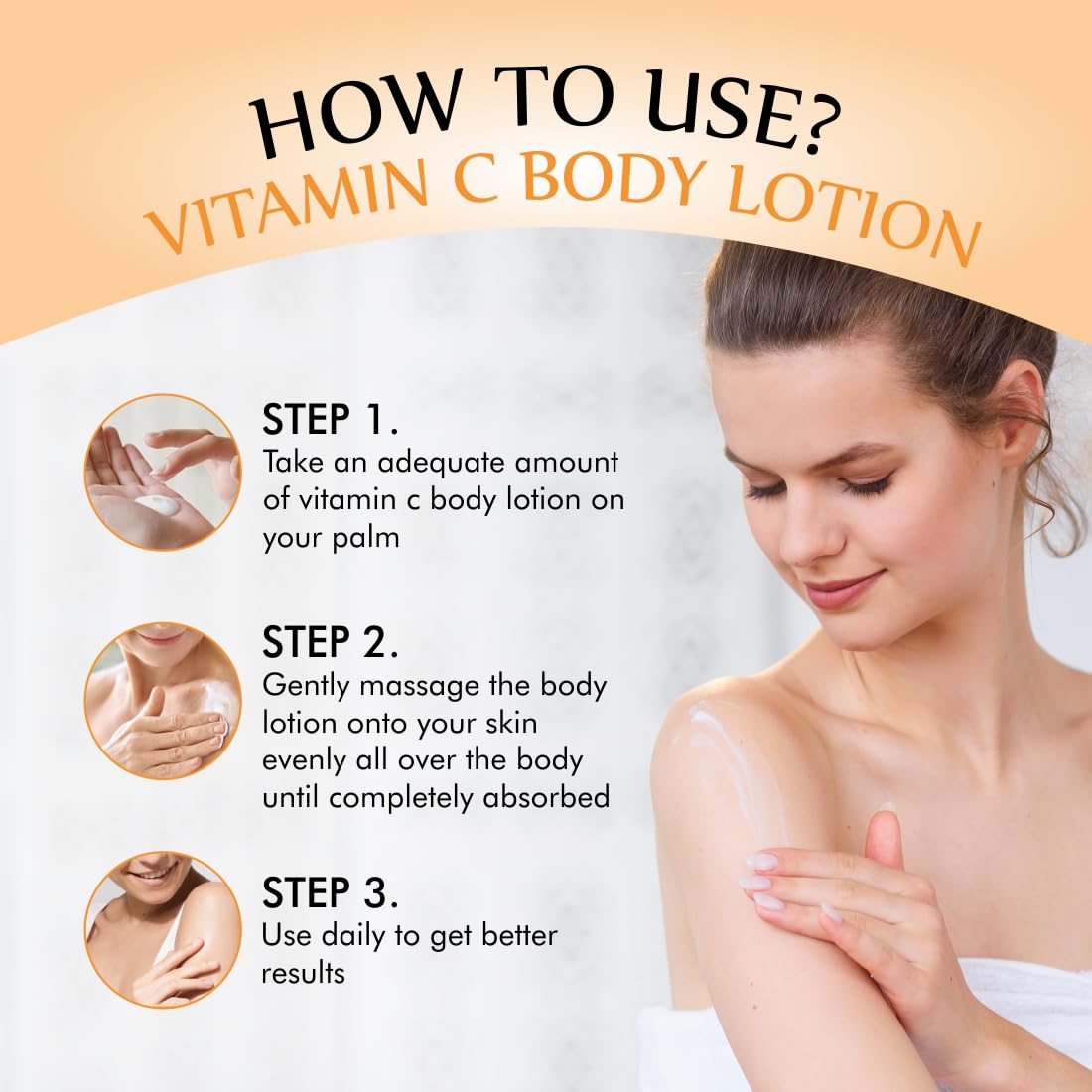 Nuerma Science Vitamin C Moisturizing Body Lotion | Deep Hydrating & Nourishing Body Lotion - Distacart