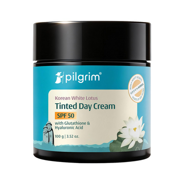 Pilgrim Korean White Lotus Day Cream SPF 50 With Camellia And Yugdugu - Dista