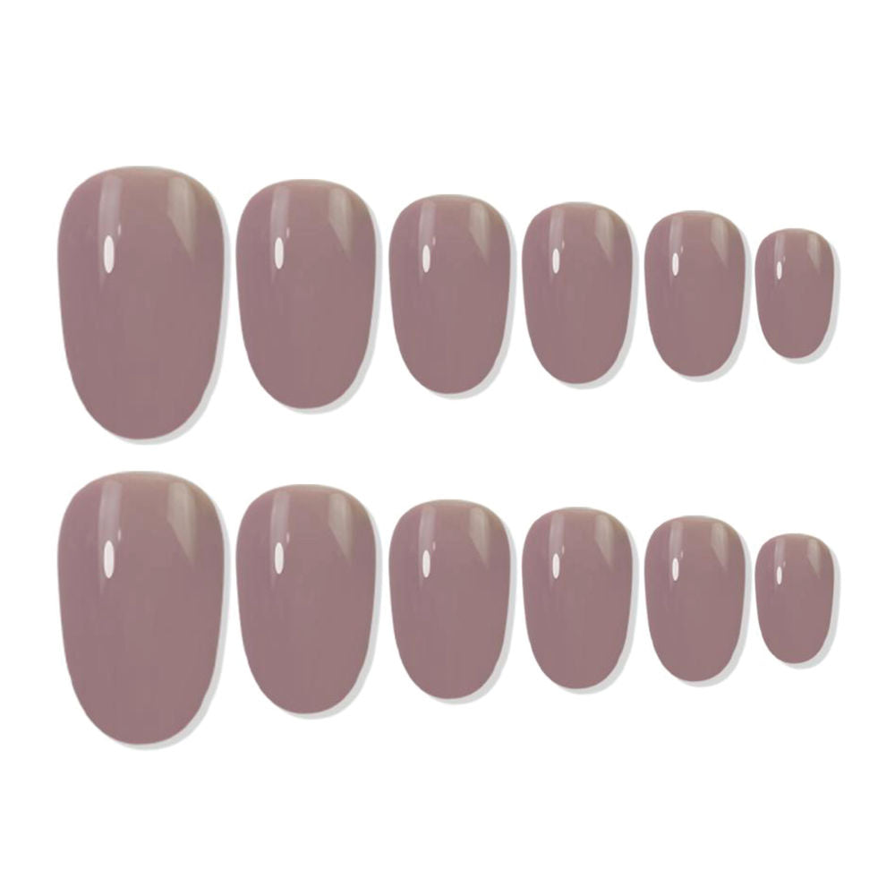 shills professional reusable press on nails oval spn540