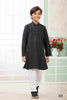 Raivat Ethnic Art Silk Embroidery Work Kids Kurta Pajama In Black Colour - Distacart