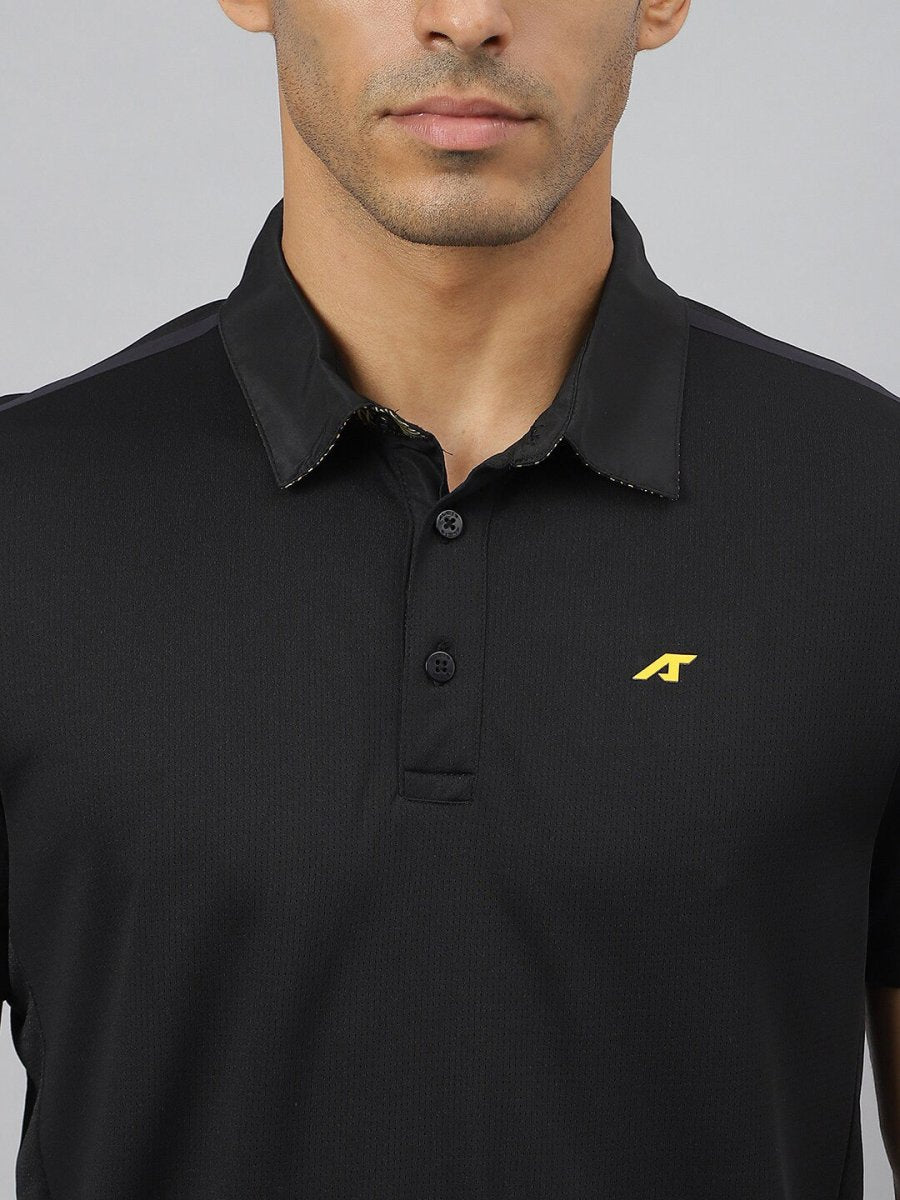 Alcis Men Train-Tech Anti-Static Slim-Fit Training Polo T-Shirt - Distacart