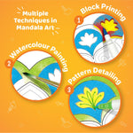 Thumbnail for Imagimake Mandala Art Kit | Watercolor Paint Set | 12 Exciting Mandala Projects in Arts and Crafts for Kids Ages 8-12-14-16 | Craft Kits for Adults & Kids | 8 Year Old Girl Birthday Gifts