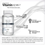 Thumbnail for Vokin Biotech Vitamin K2 MK-7- Support Bone & Heart Health - 55mcg – (90 Capsules)