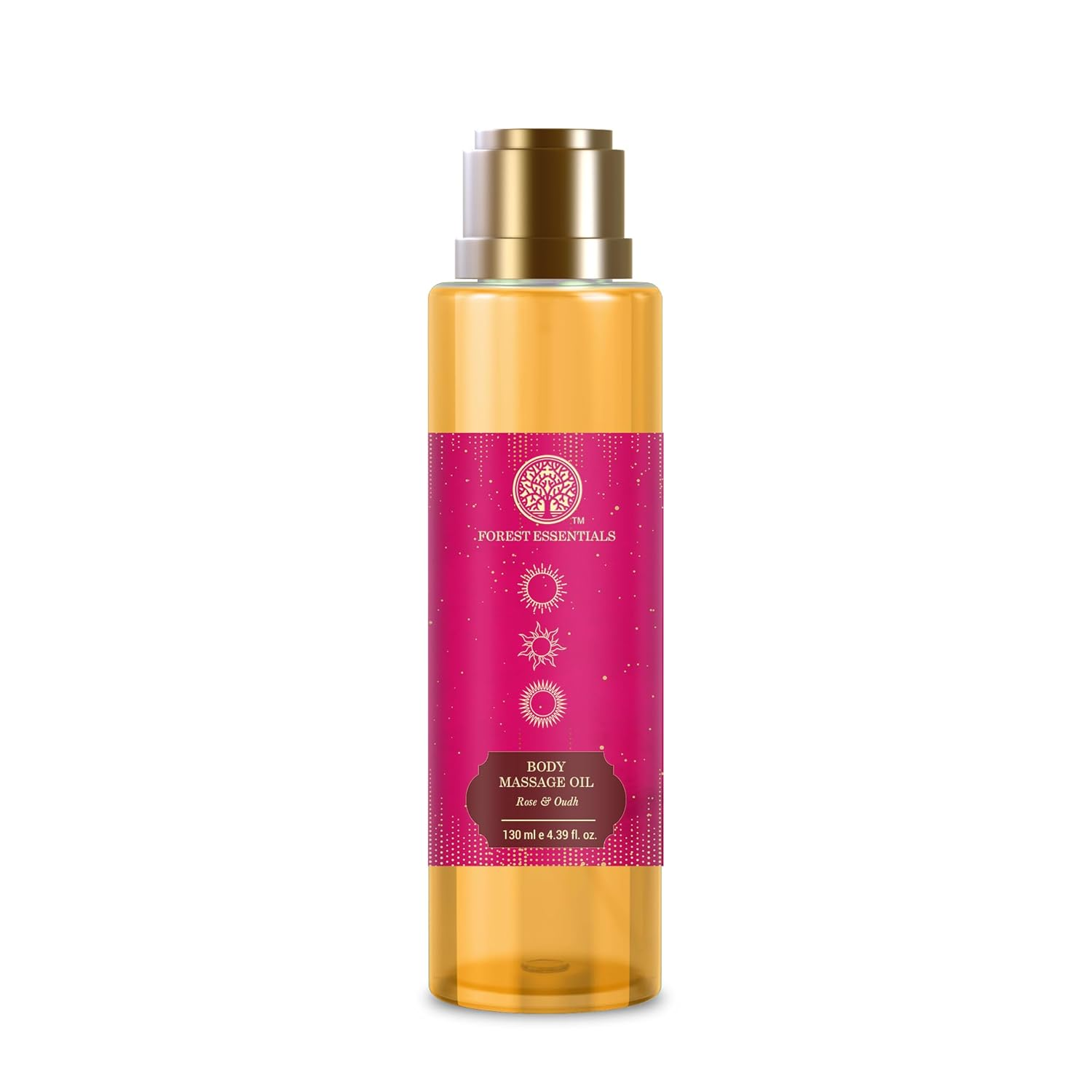 Forest Essentials Harmonizing Body Massage Oil Desi Gulab & Oudh - Dista