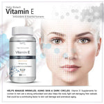Thumbnail for Vokin Biotech Natural Vitamin E from Sunflower - D-Alpha-Tocpherol - 10mg - 90 Capsules