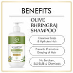 Thumbnail for Nuerma Science Keratin Repair Natural Hairfall Control Olive Bhringraj Shampoo - Distacart