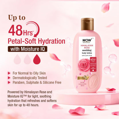 Wow Skin Science Himalayan Rose Body Lotion - Distacart