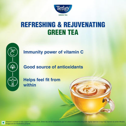 Tetley Long Leaf Green Tea - Distacart