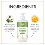 Thumbnail for Nuerma Science Keratin Repair Rosemary Shampoo for Damaged, Dry & Frizzy Hair