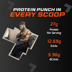 Thumbnail for FUELONE Whey Max (Chocolate, / 2.2lbs) with Shaker (Black, 500ml) | Whey Protein Concentrate & Whey Protein Isolate | 27g Protein | Combo Pack