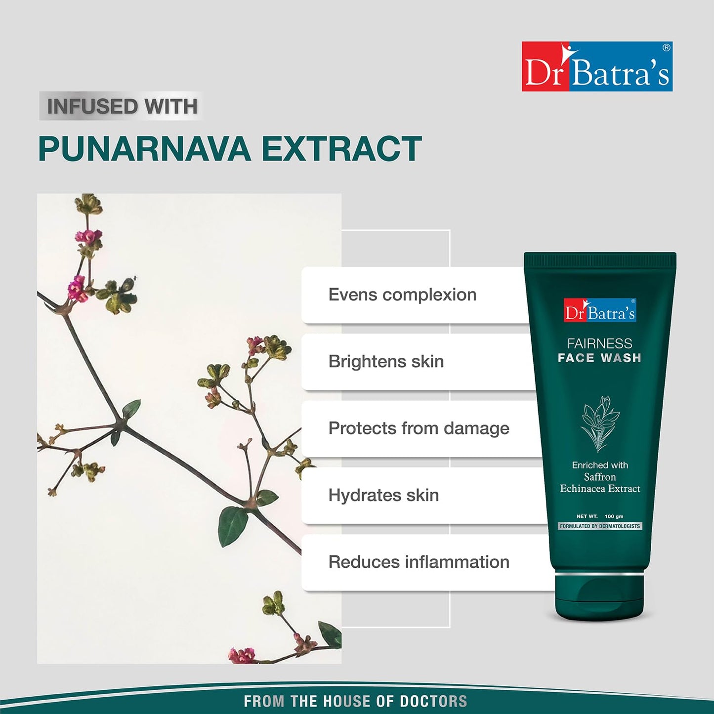 Dr. Batra's Fairness Face Wash - Distacart