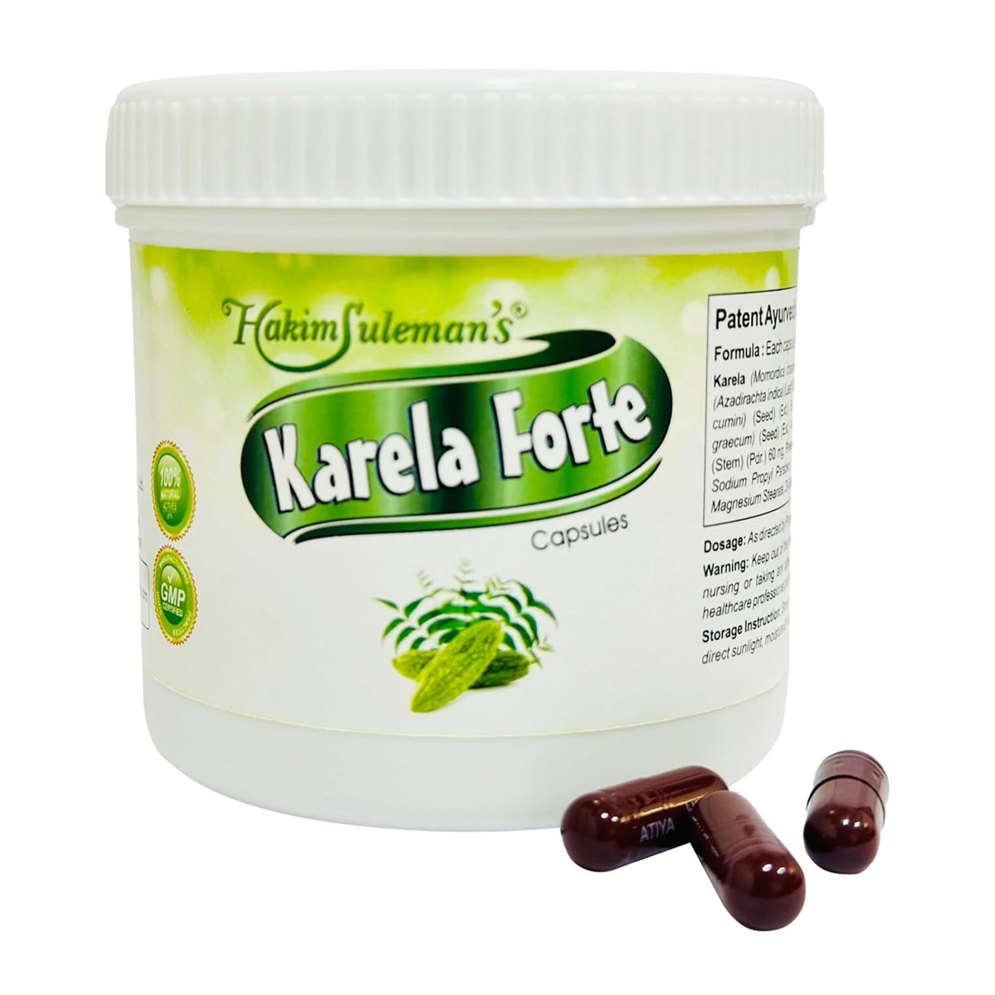 Hakim Suleman's Karela Forte Capsules - Distacart