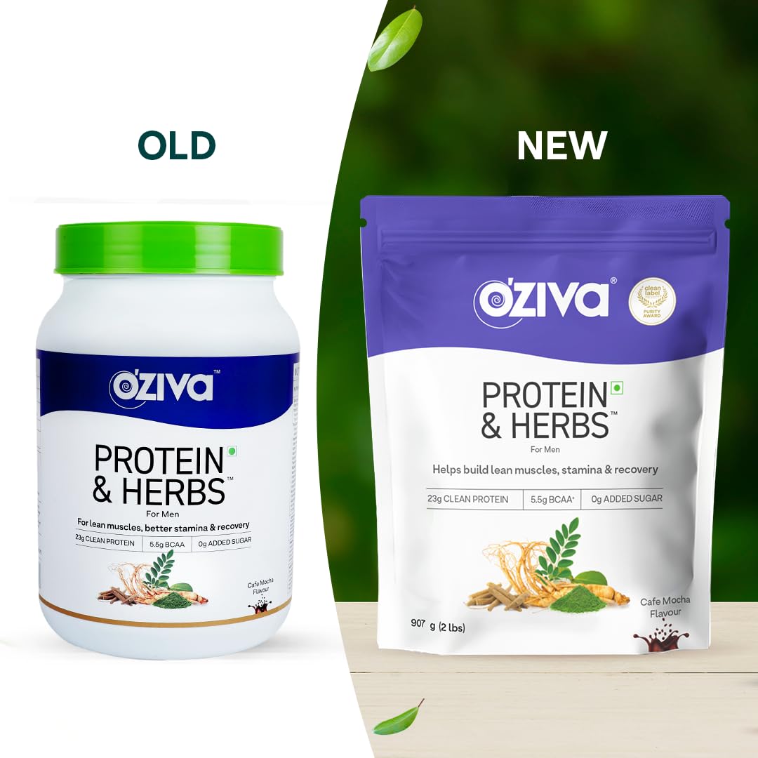 OZiva Protein & Herbs for Men - Distacart