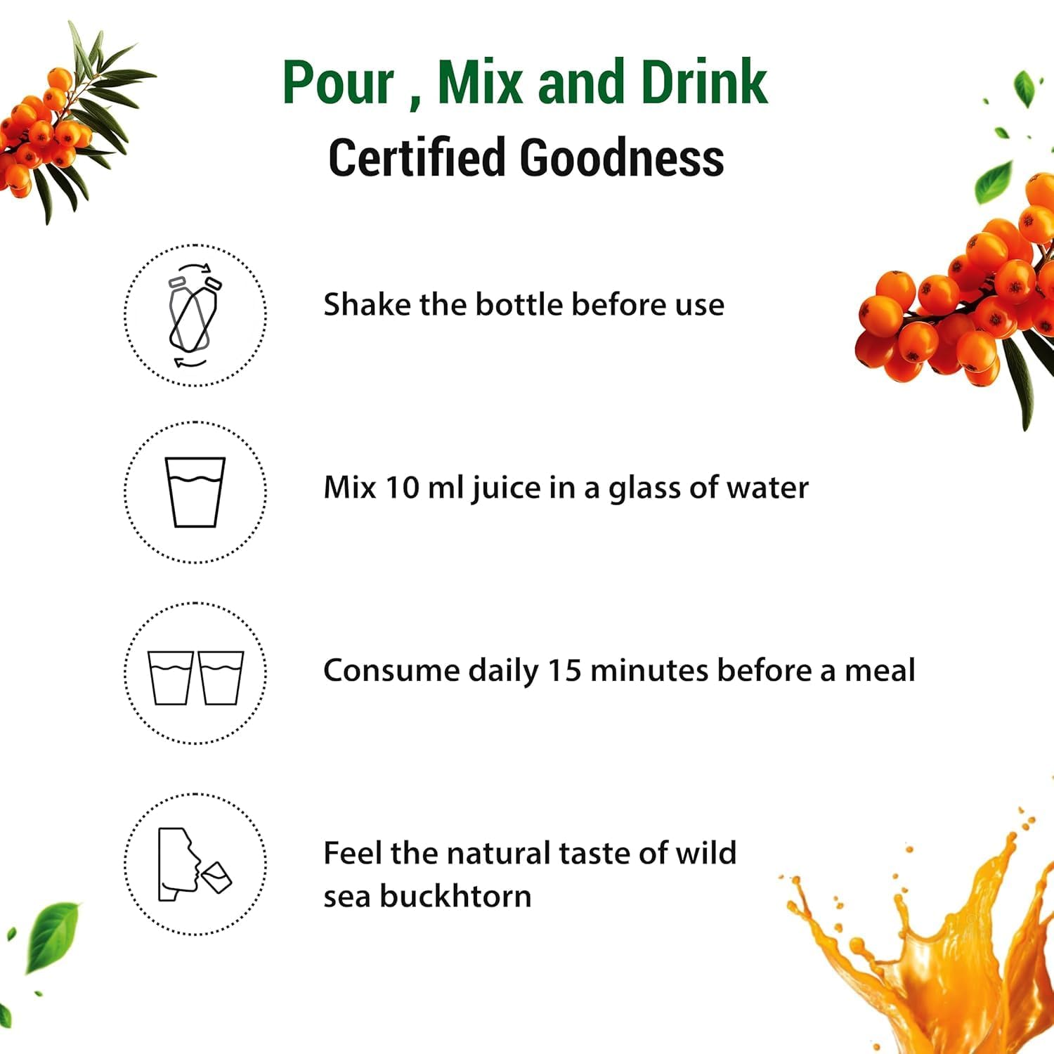 Biosash Sea Buckthorn Pulp Juice - Distacart