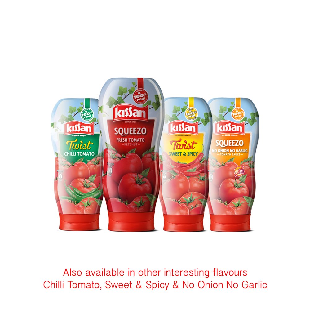 KISSAN Squeezo - fresh TOMATO KETCHUP