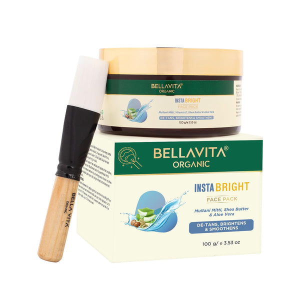 Bella Vita Organic INSTABRIGHT Face Pack for DeTan