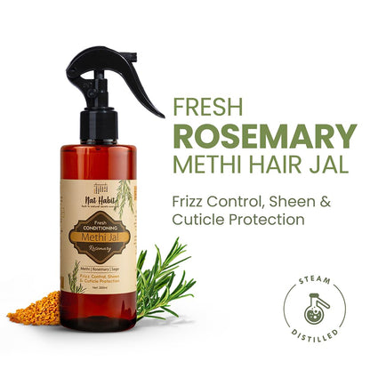 Nat Habit Fresh Conditioning Methi Jal Rosemary Hair Serum - Distacart