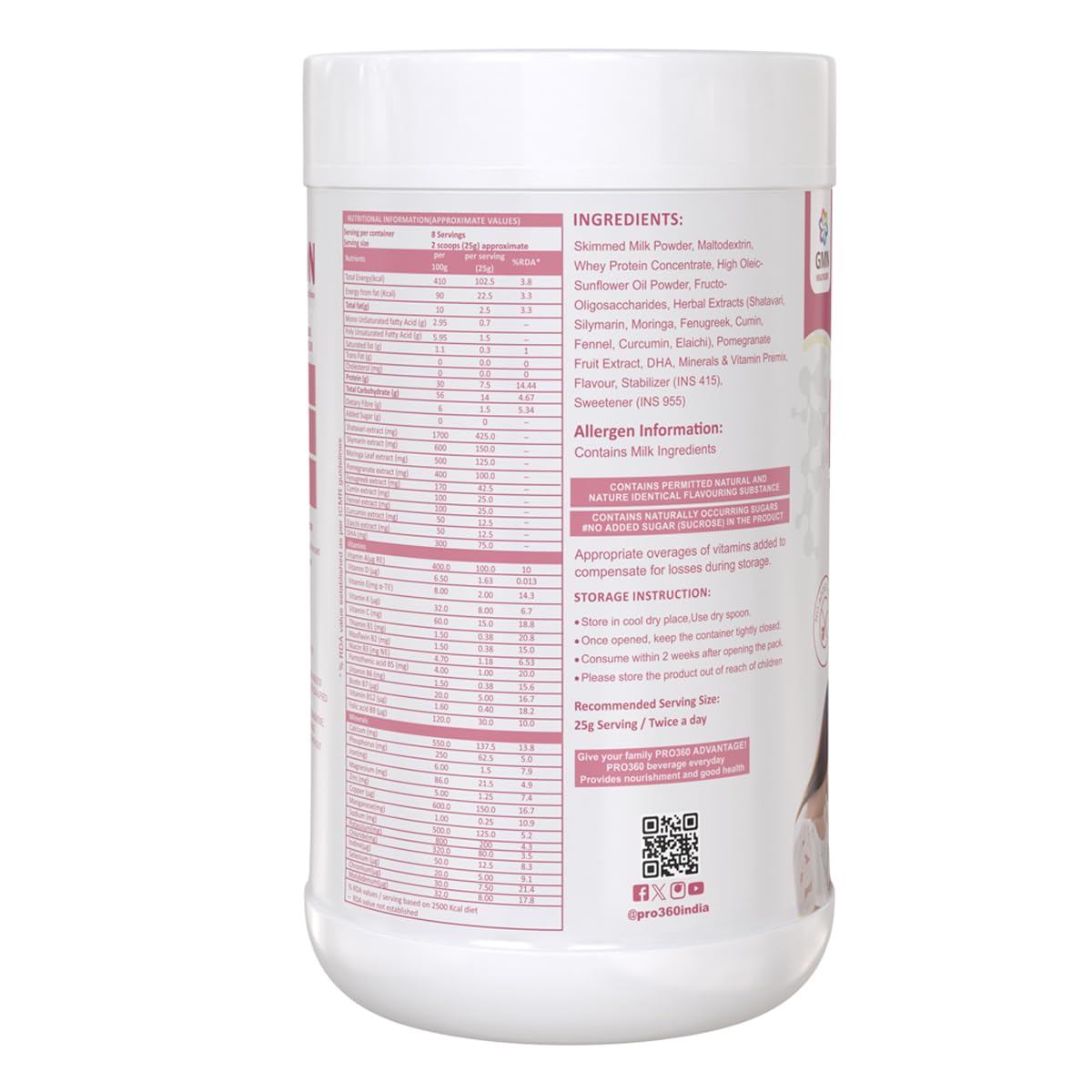 Pro360 Lacton Protein Powder - Distacart