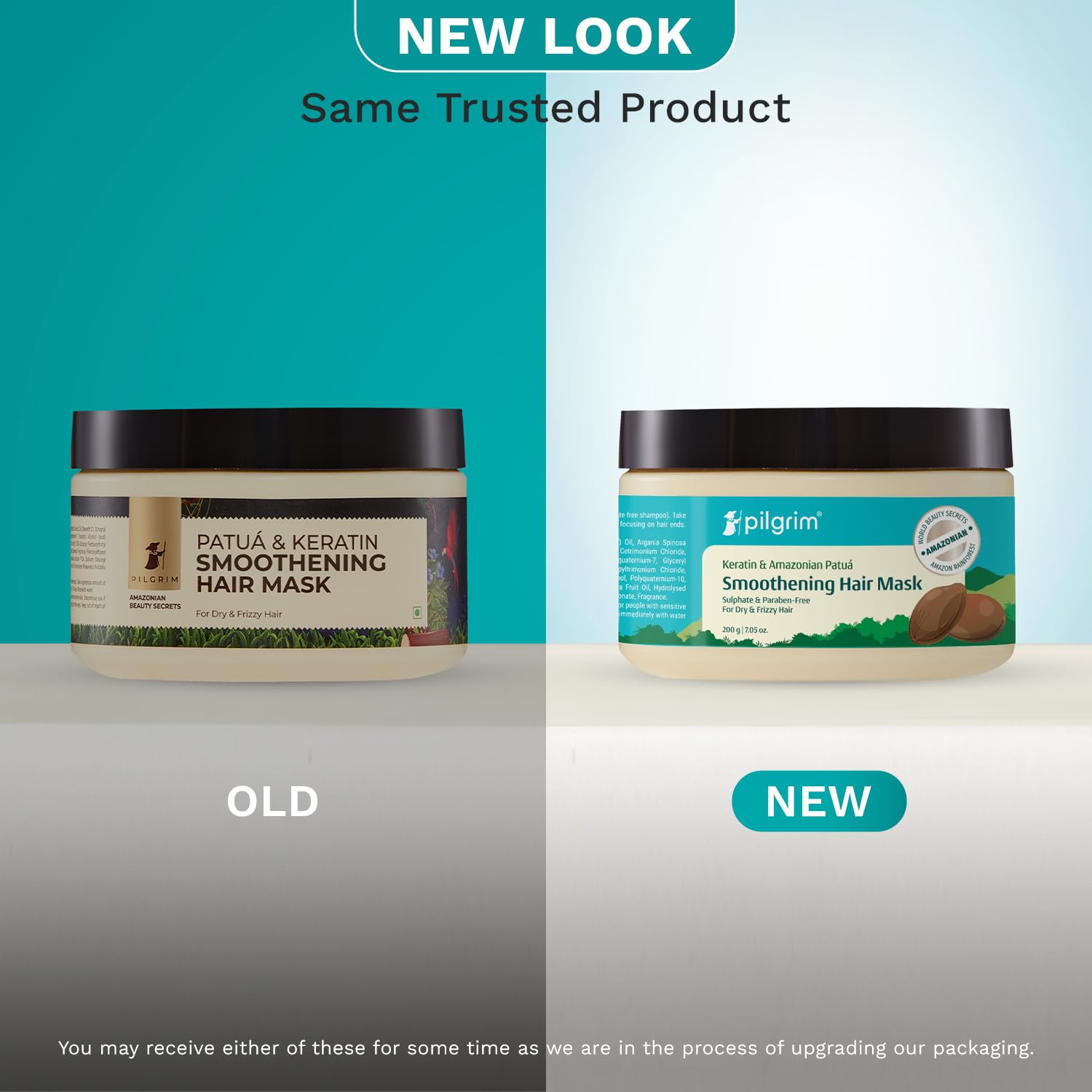 Pilgrim Amazonian Patua & Keratin Strengthening Hair Mask For Dry & Frizzy Hair With Sacha Inchi - Distacart