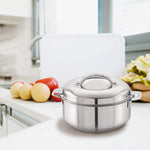 Thumbnail for CELLO Maxima Insulated Casserole Hot Pot For Kitchen 1350ml, Silver