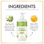 Thumbnail for Nuerma Science Keratin Repair Tea Tree Shampoo for Shine, Soft & Frizz-Free Hair Damage Repair