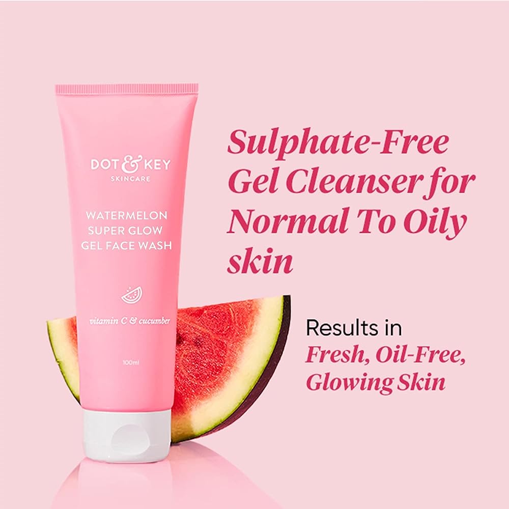 Dot & Key Watermelon Superglow Gel Face Wash - Distacart