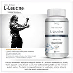 Thumbnail for Vokin biotech L- Leucine – Supports muscle Building, Muscle Strengthening – 1000mg (90 Capsules)
