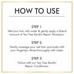 Thumbnail for Nuerma Science Keratin Repair Tea Tree Shampoo for Shine, Soft & Frizz-Free Hair Damage Repair